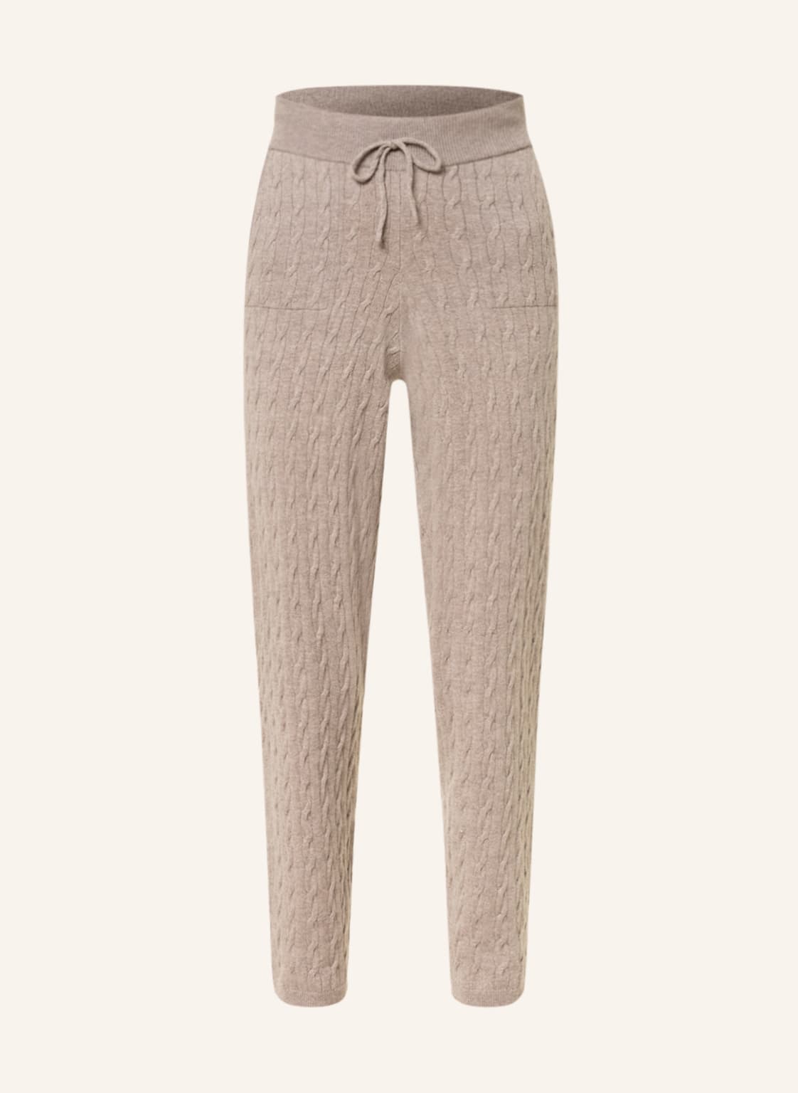 Image of Darling Harbour Strickhose Mit Cashmere braun