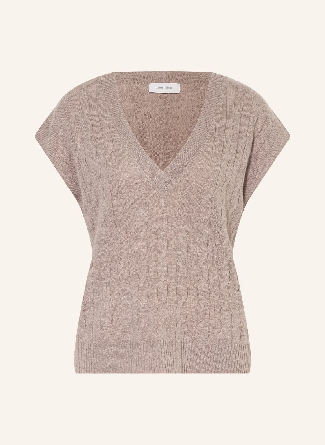 Image of Darling Harbour Pullunder Mit Cashmere braun