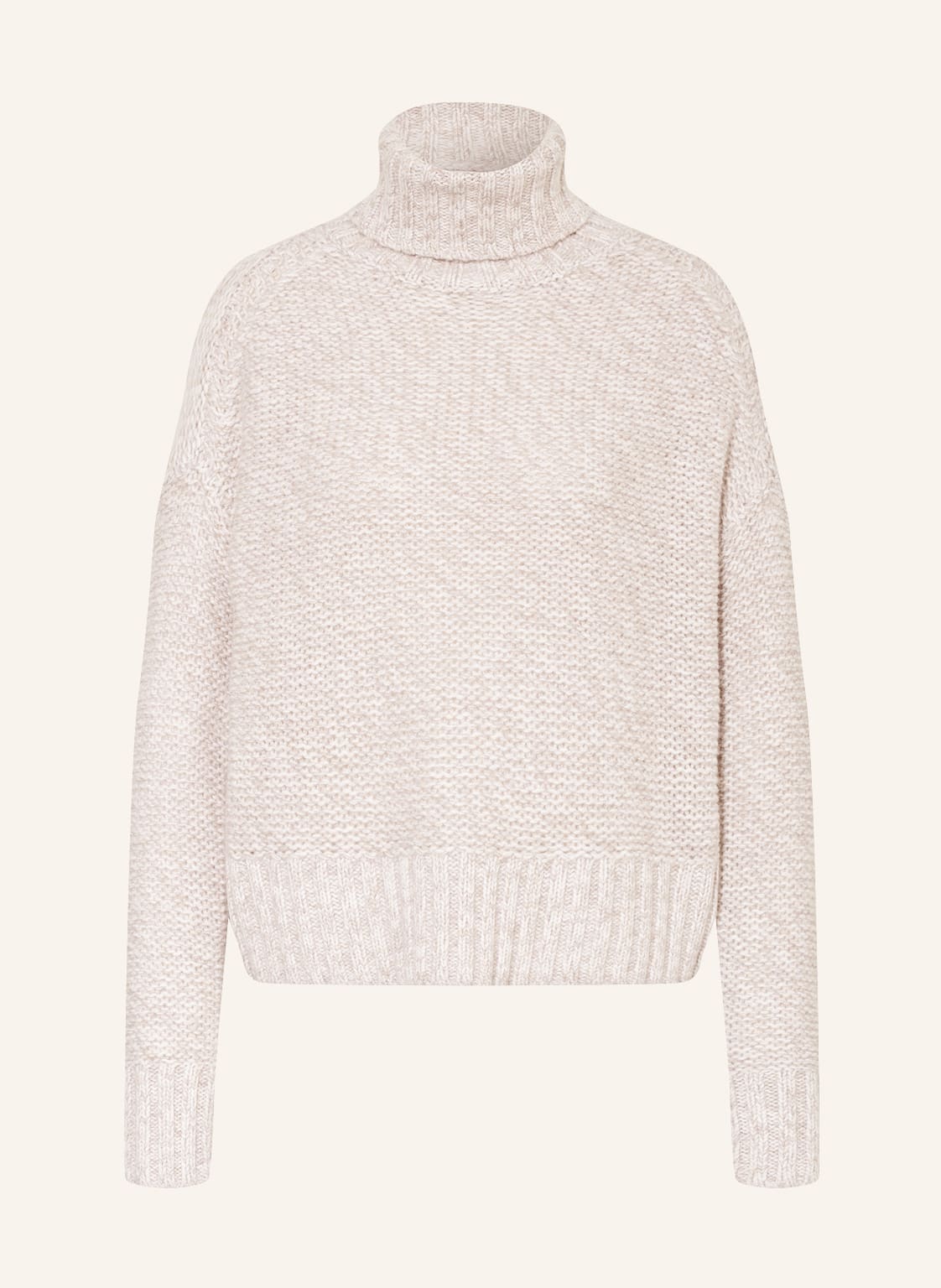 Image of Darling Harbour Rollkragenpullover Mit Cashmere beige