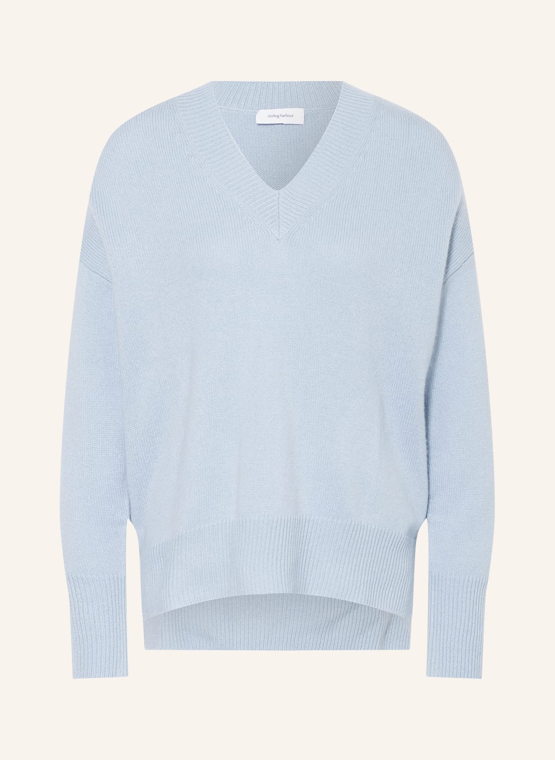 Image of Darling Harbour Pullover Mit Cashmere blau