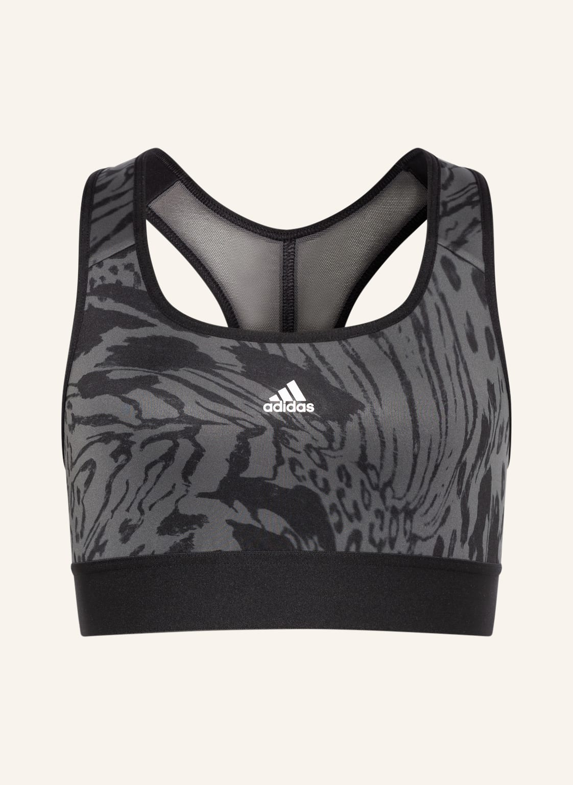 Image of Adidas Sport-Bh Icon Powerreact Mit Mesh grau