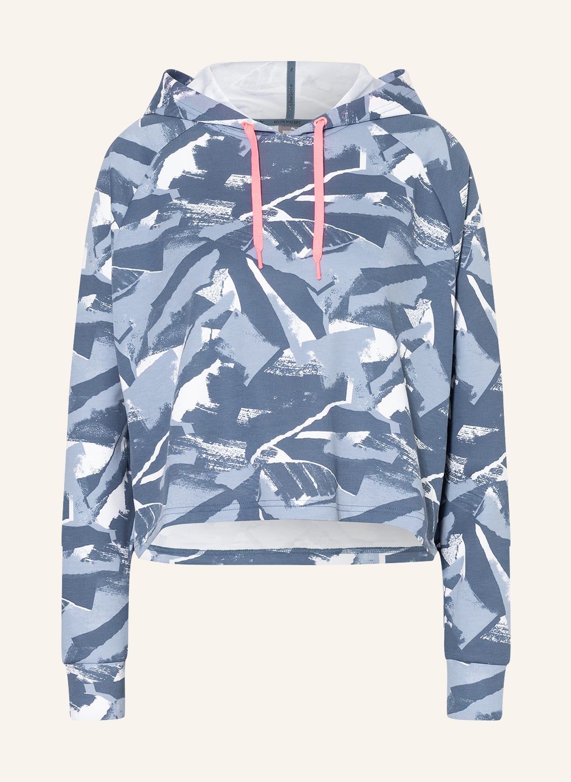 Image of Puma Cropped-Hoodie Modern Sports blau
