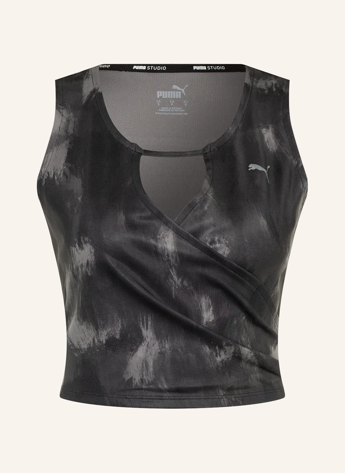 Image of Puma Cropped-Top Studio schwarz