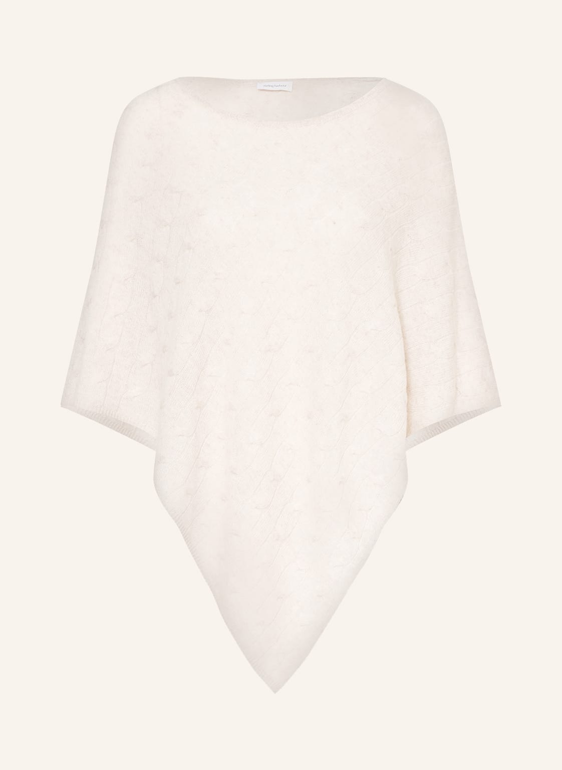 Image of Darling Harbour Cashmere-Poncho beige