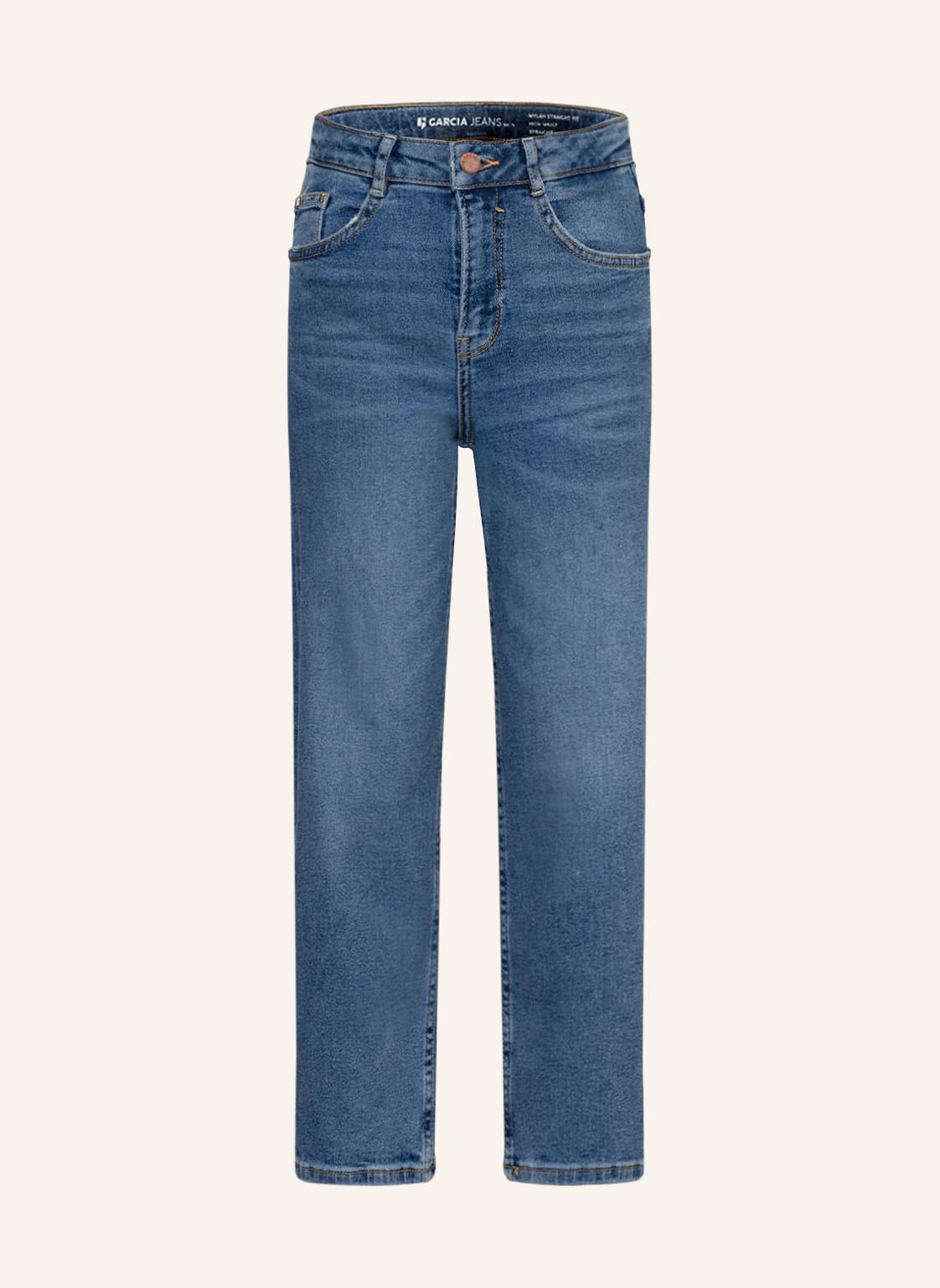 Image of Garcia Jeans Mylah Straight Fit blau