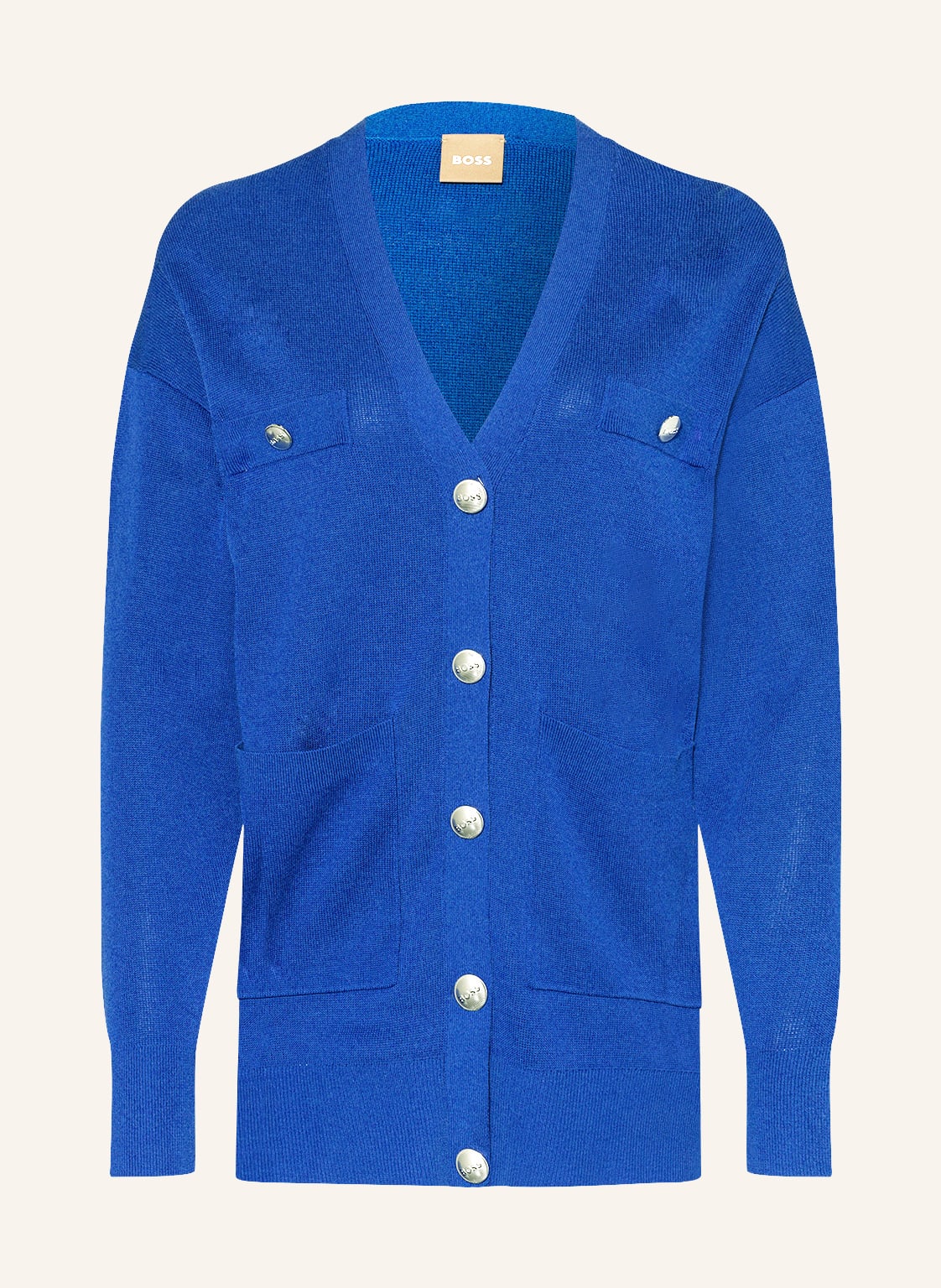 Image of Boss Strickjacke Flarvya blau