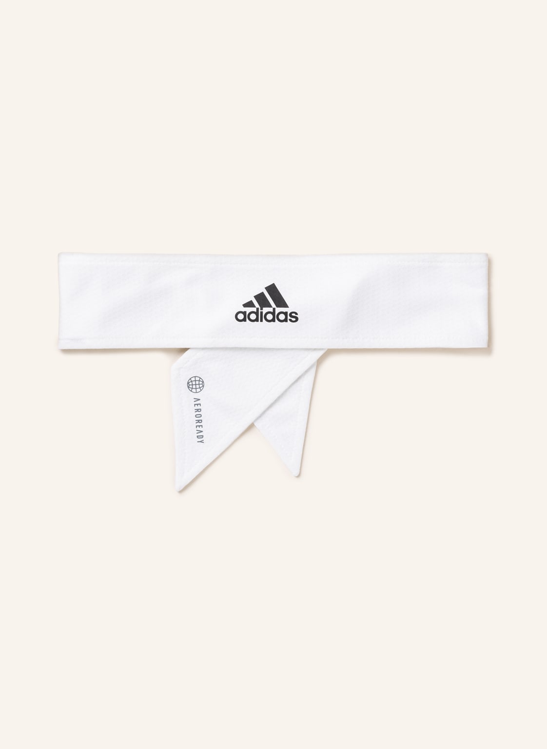 Image of Adidas Stirnband Tennis Aeroready weiss