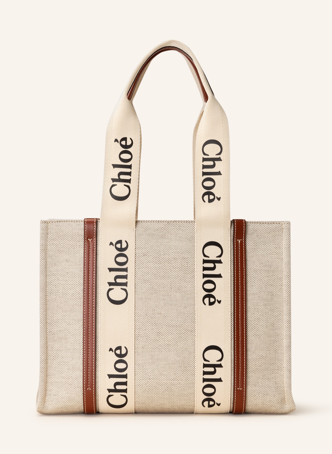 Image of Chloé Shopper Woody weiss