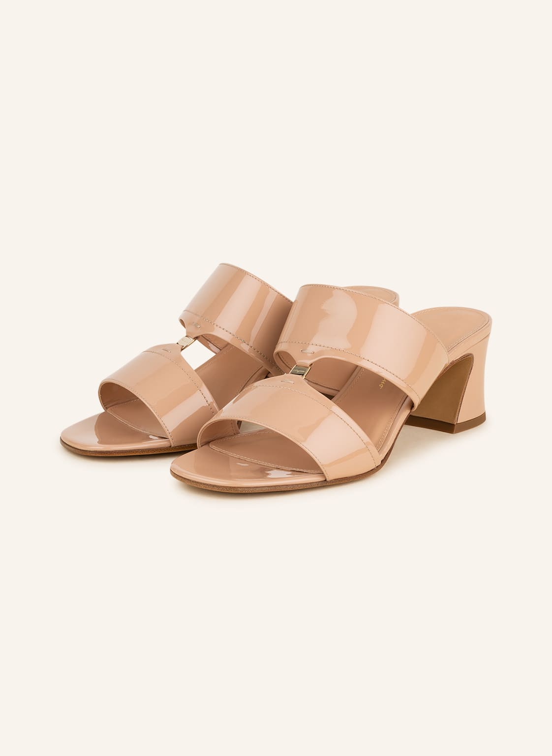 Image of Ferragamo Mules Tot 55 beige
