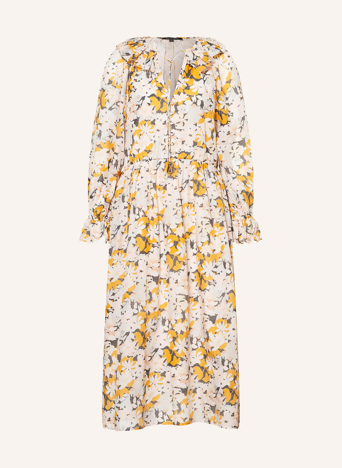 Image of Magali Pascal Kleid Elainne Mit Seide weiss