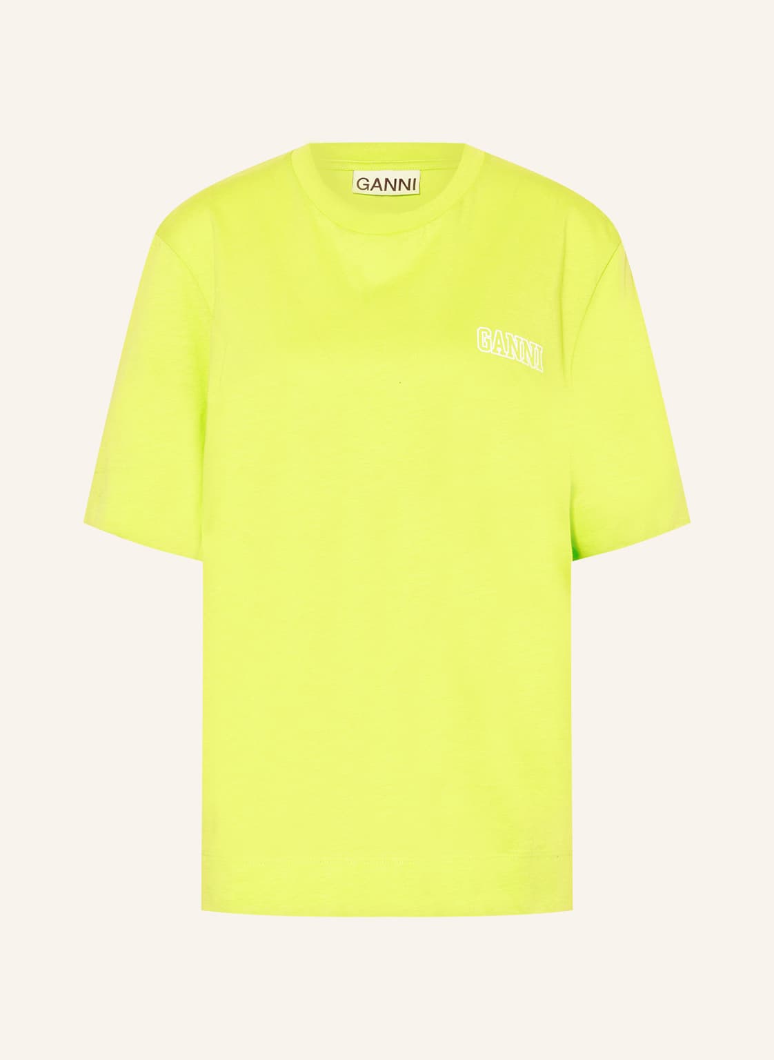 Image of Ganni T-Shirt gruen