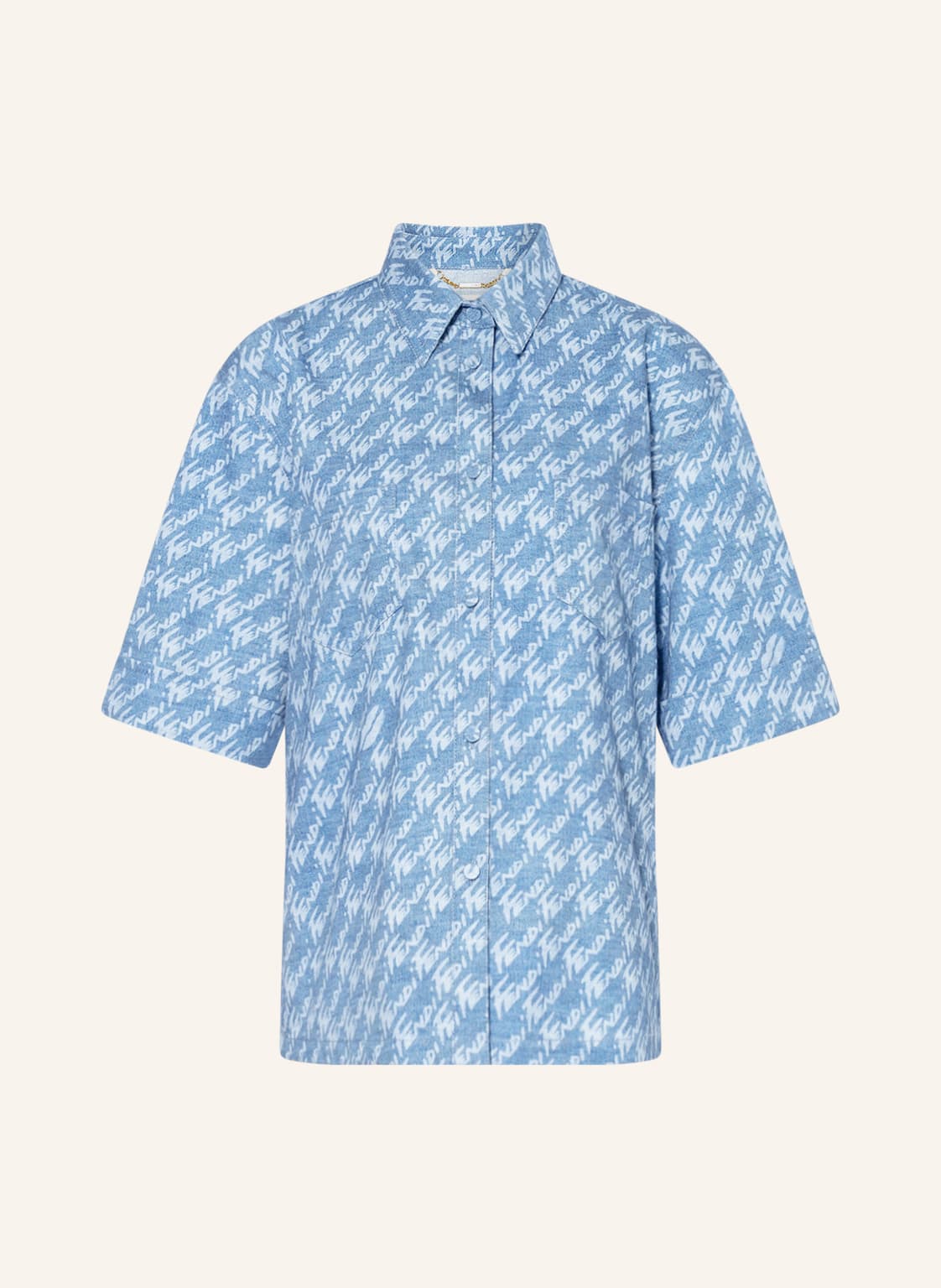 Image of Fendi Hemdbluse blau