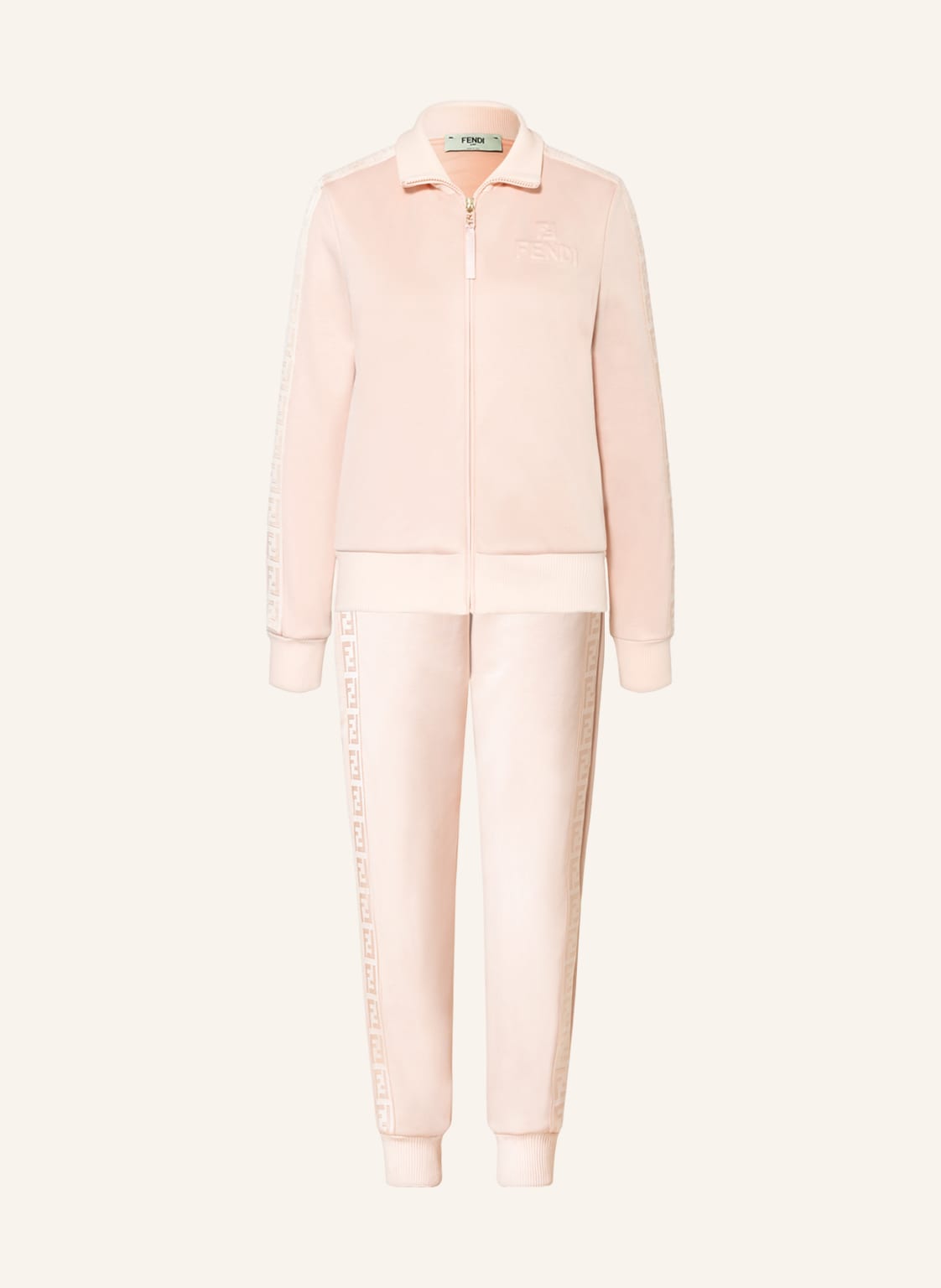 Image of Fendi Trainingsanzug Mit Galonstreifen rosa