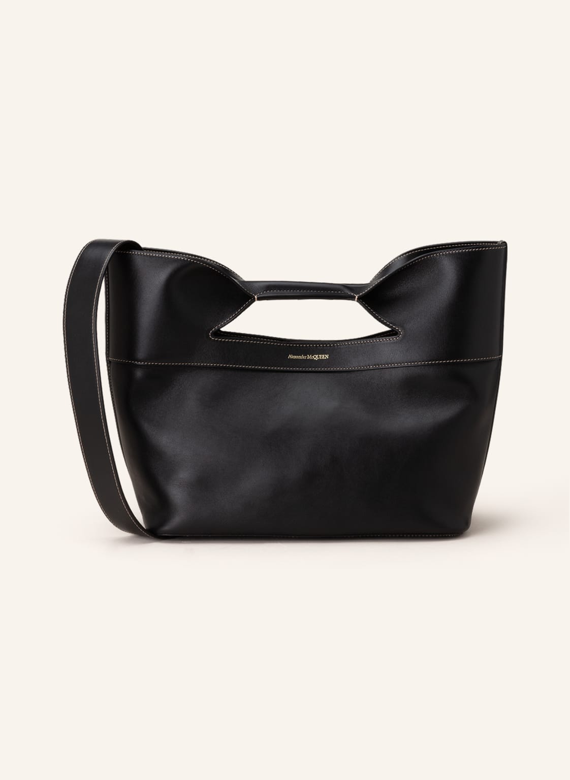 Image of Alexander Mcqueen Handtasche The Bow Small schwarz