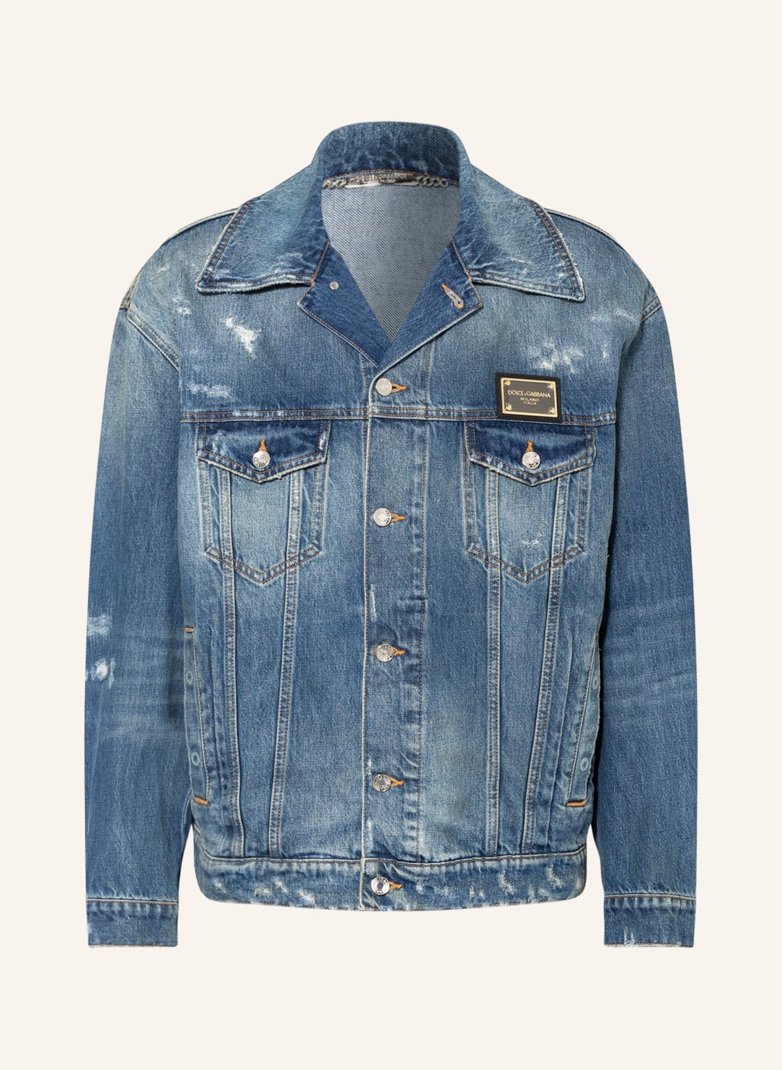 Image of Dolce & Gabbana Jeansjacke blau