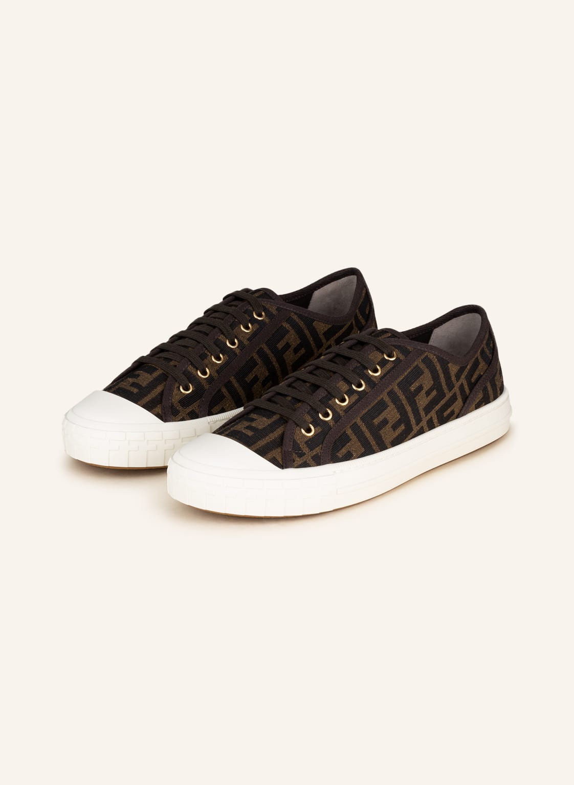 Image of Fendi Sneaker Domino braun