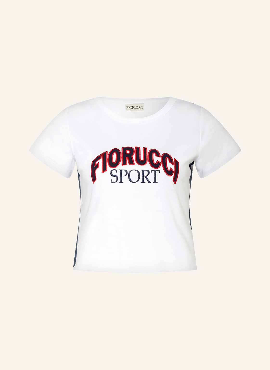 Image of Fiorucci Cropped-Shirt weiss