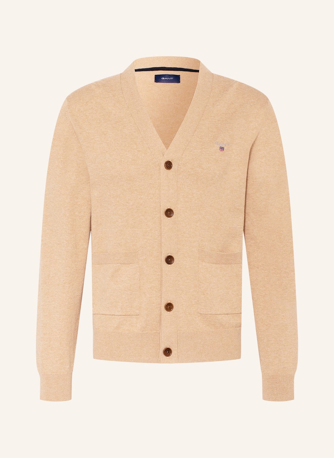 Image of Gant Strickjacke beige