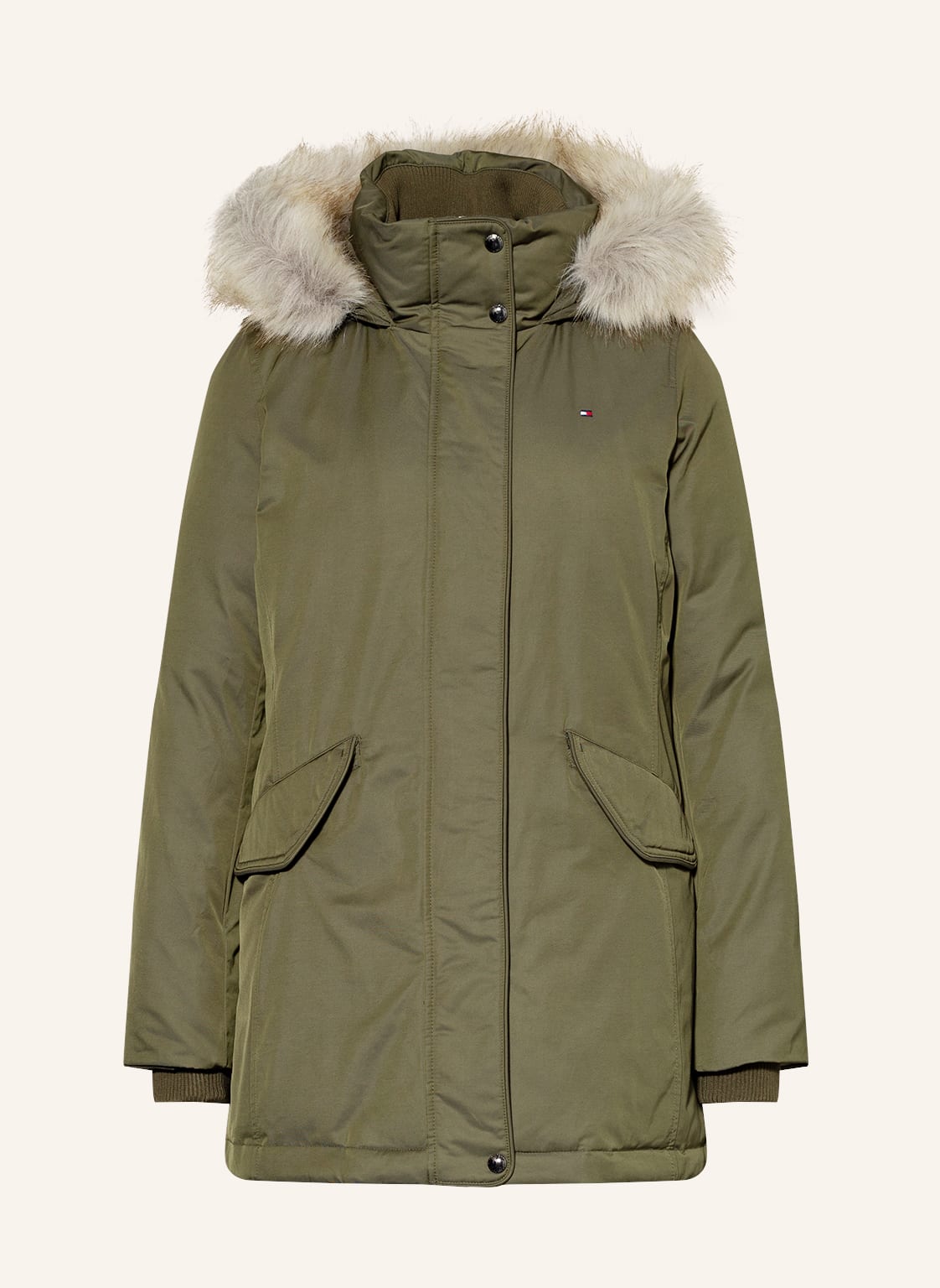 Image of Tommy Hilfiger Parka Mit Dupont™ Sorona®-Isolierung Und Abnehmbarem Kunstpelz gruen