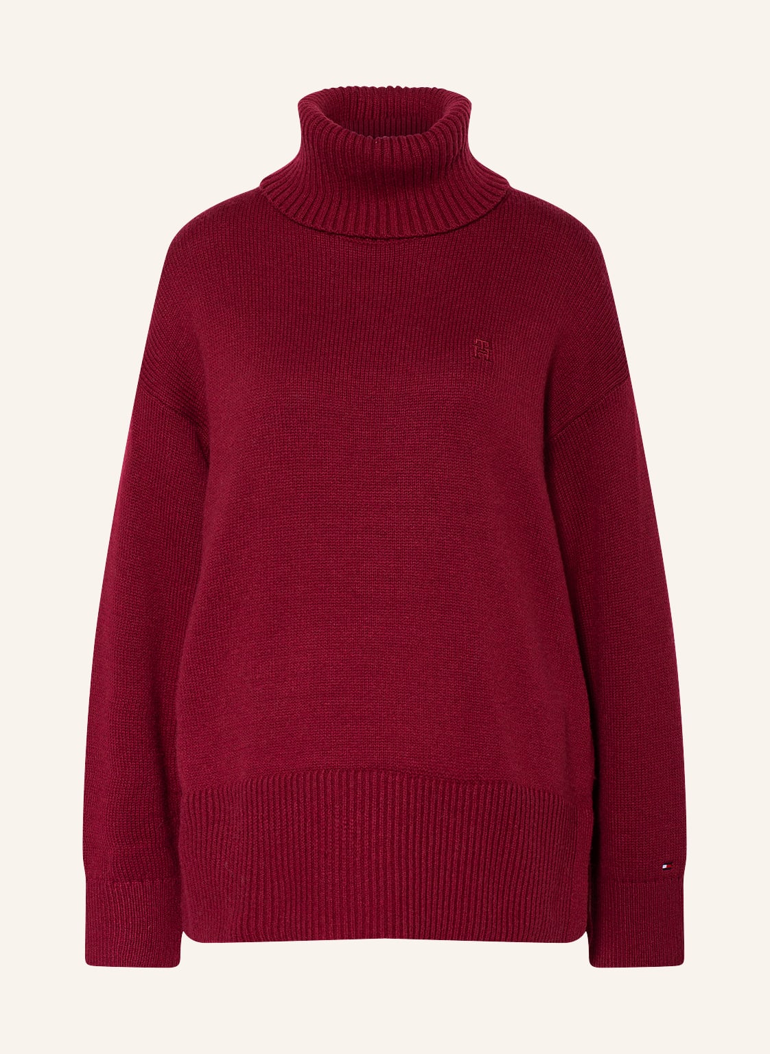 Image of Tommy Hilfiger Rollkragenpullover rot