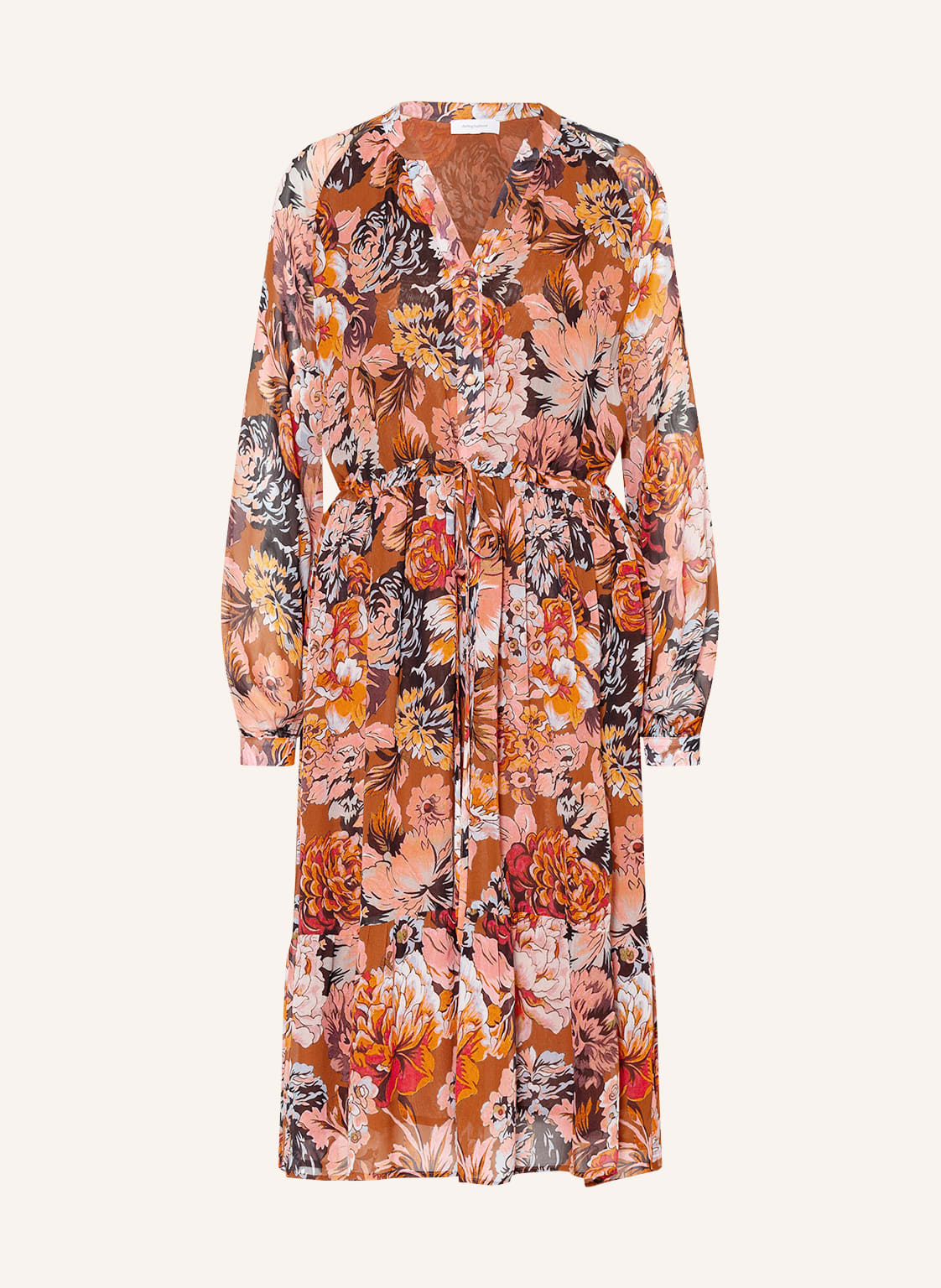 Image of Darling Harbour Hemdblusenkleid braun