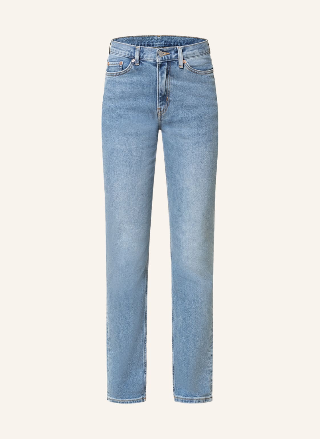 Image of Weekday Straight Jeans Twig blau