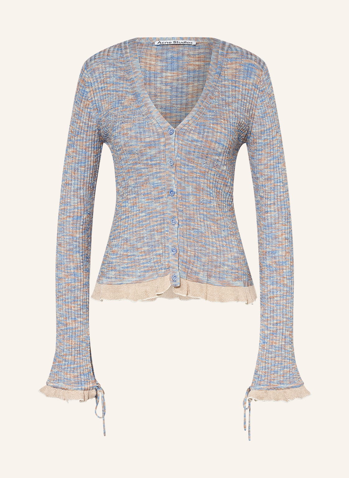 Image of Acne Studios Strickjacke blau