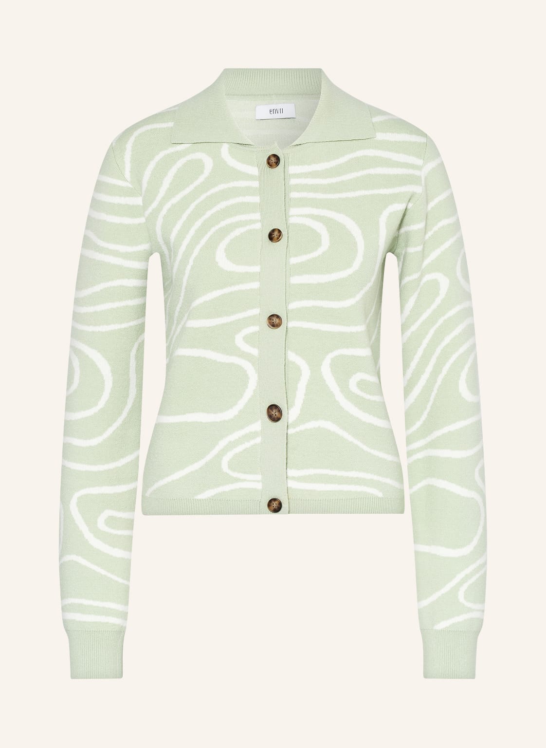 Image of Envii Strickjacke Ennettle gruen