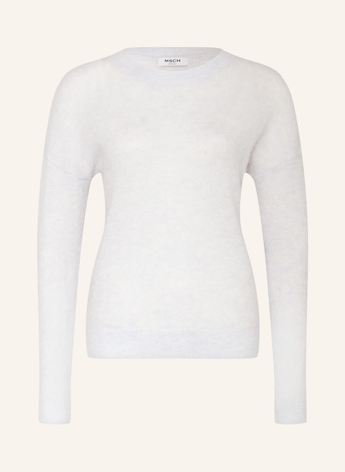 Image of Moss Copenhagen Pullover Mschfemme Mit Mohair blau