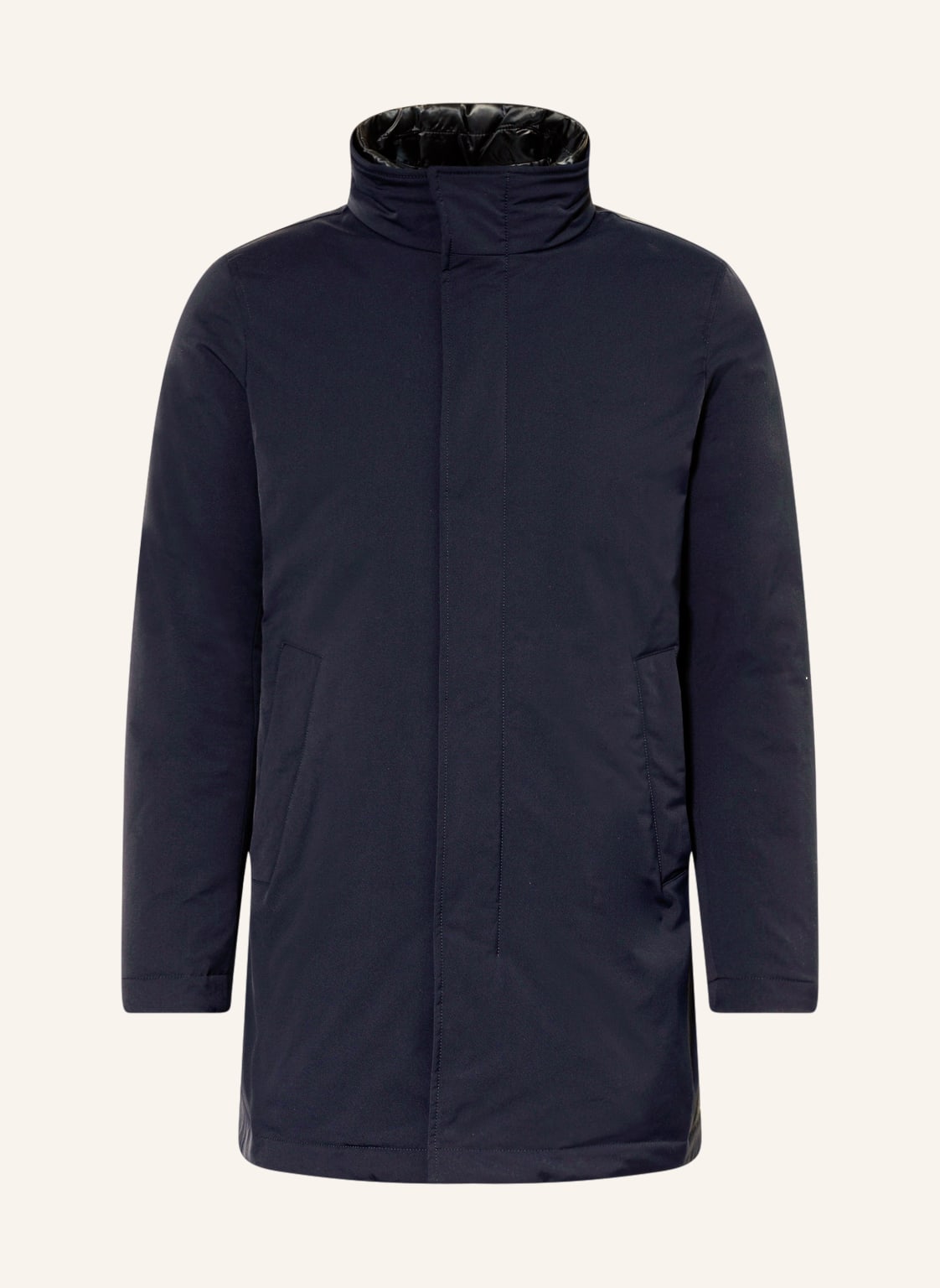 Image of Herno Mantel Mit Herausnehmbarer Blende blau