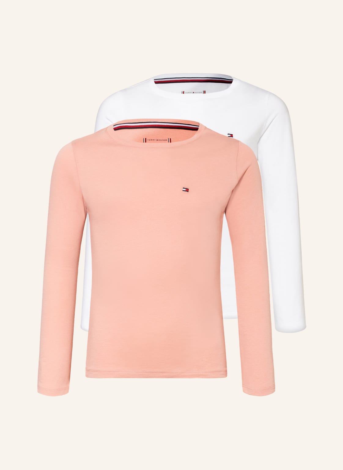 Image of Tommy Hilfiger 2er-Pack Longsleeve rosa