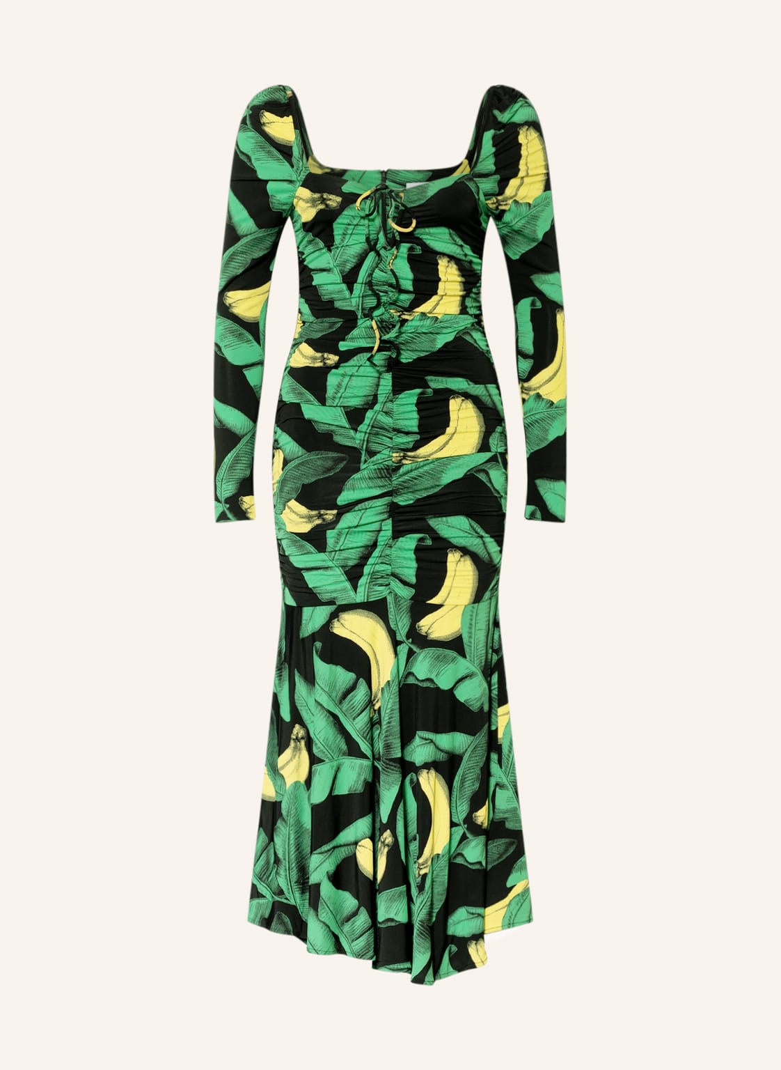 Image of Ganni Jerseykleid schwarz