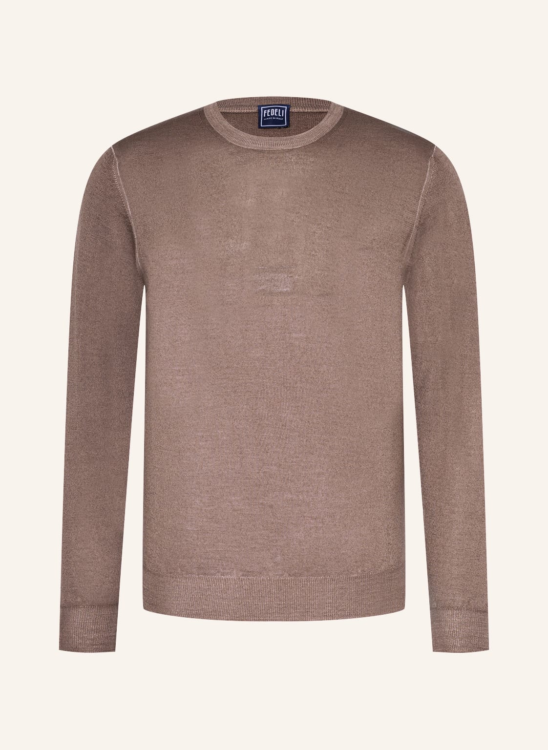Image of Fedeli Pullover Aus Merinowolle beige