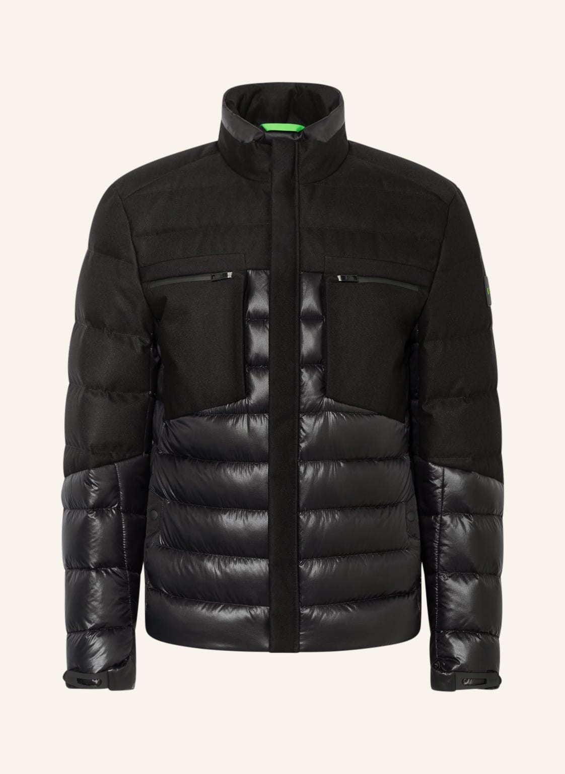 Image of Boss Daunenjacke Bergen Im Materialmix schwarz