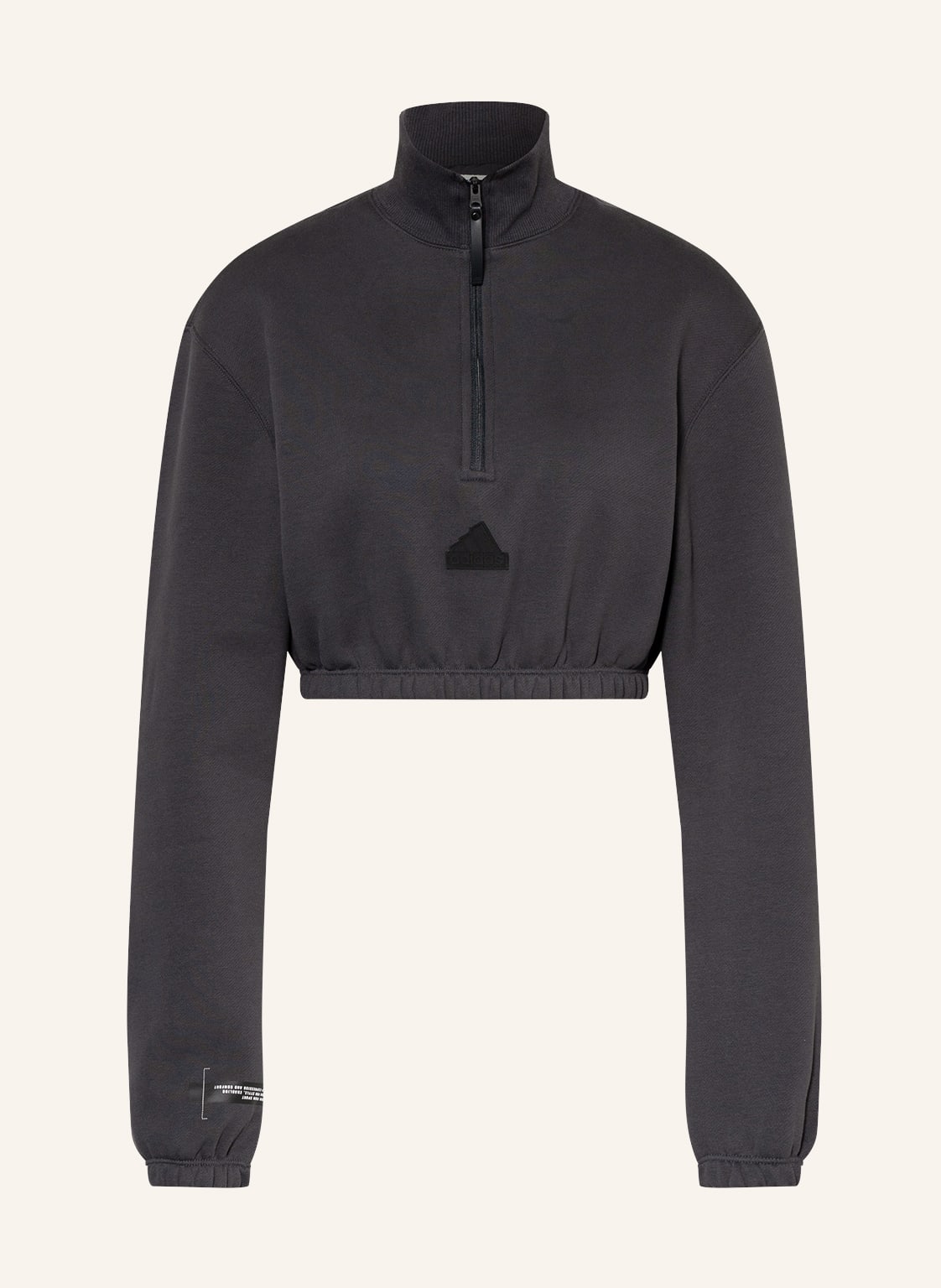 Image of Adidas Cropped-Sweatshirt Sportswear grau