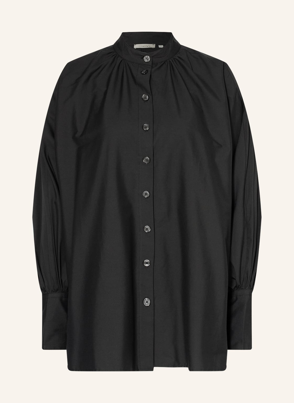 Lilienfels Oversized-Bluse schwarz