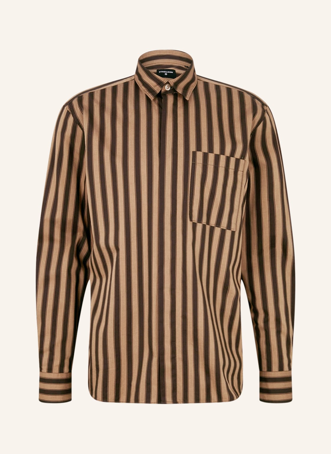 Image of Strellson Hemd Clement Regular Fit braun