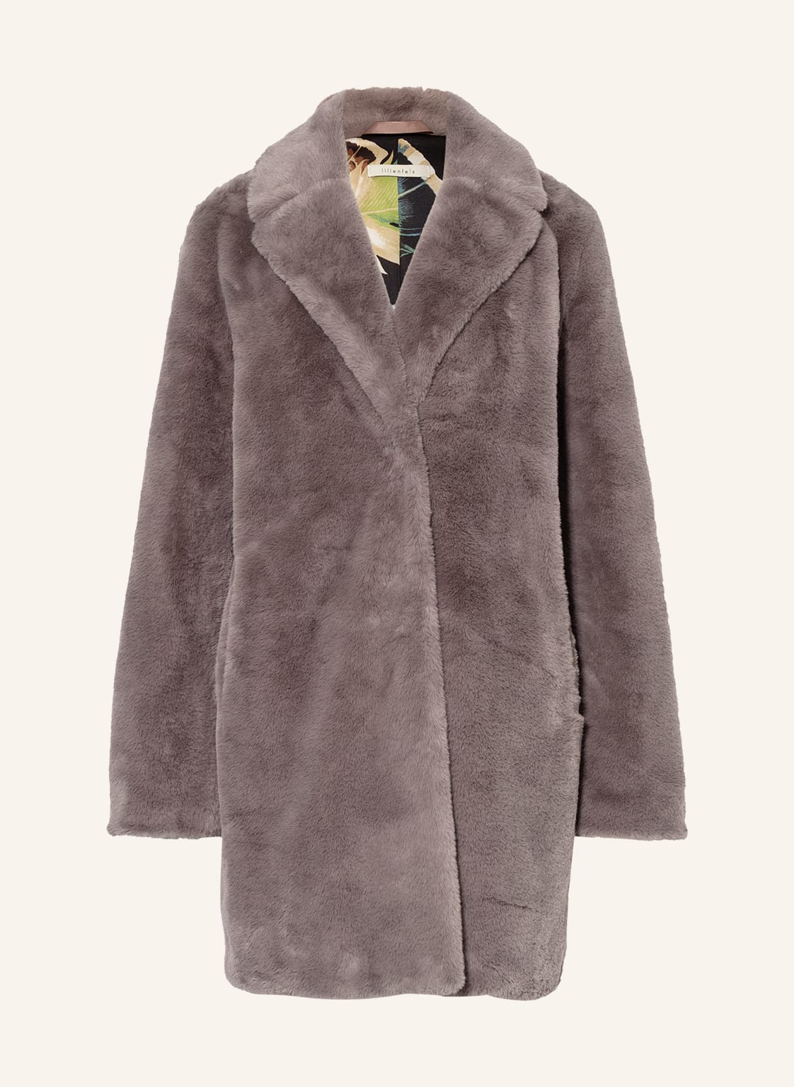 Image of Lilienfels Kunstfell-Mantel beige