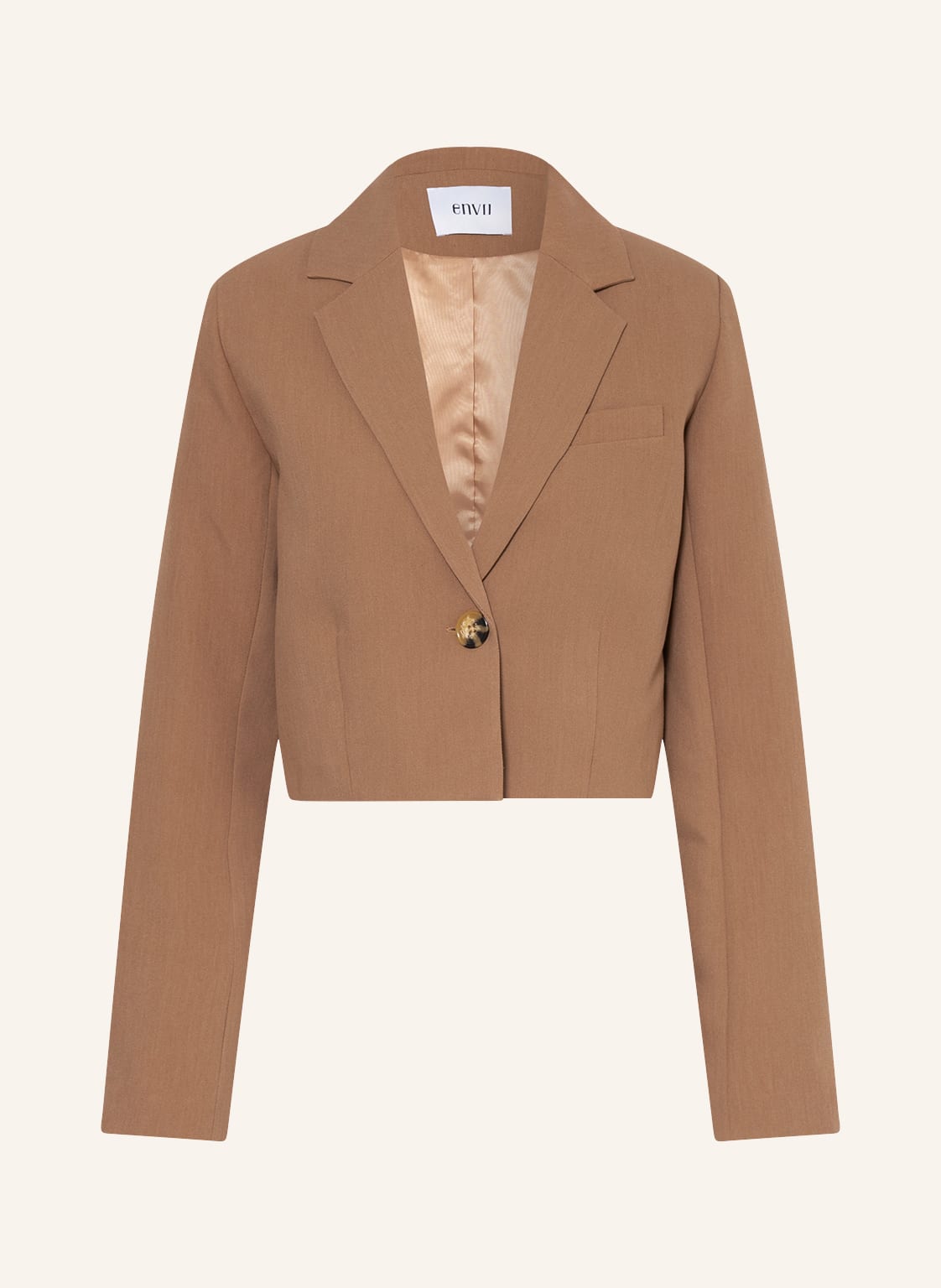 Image of Envii Cropped-Blazer Enstefane braun