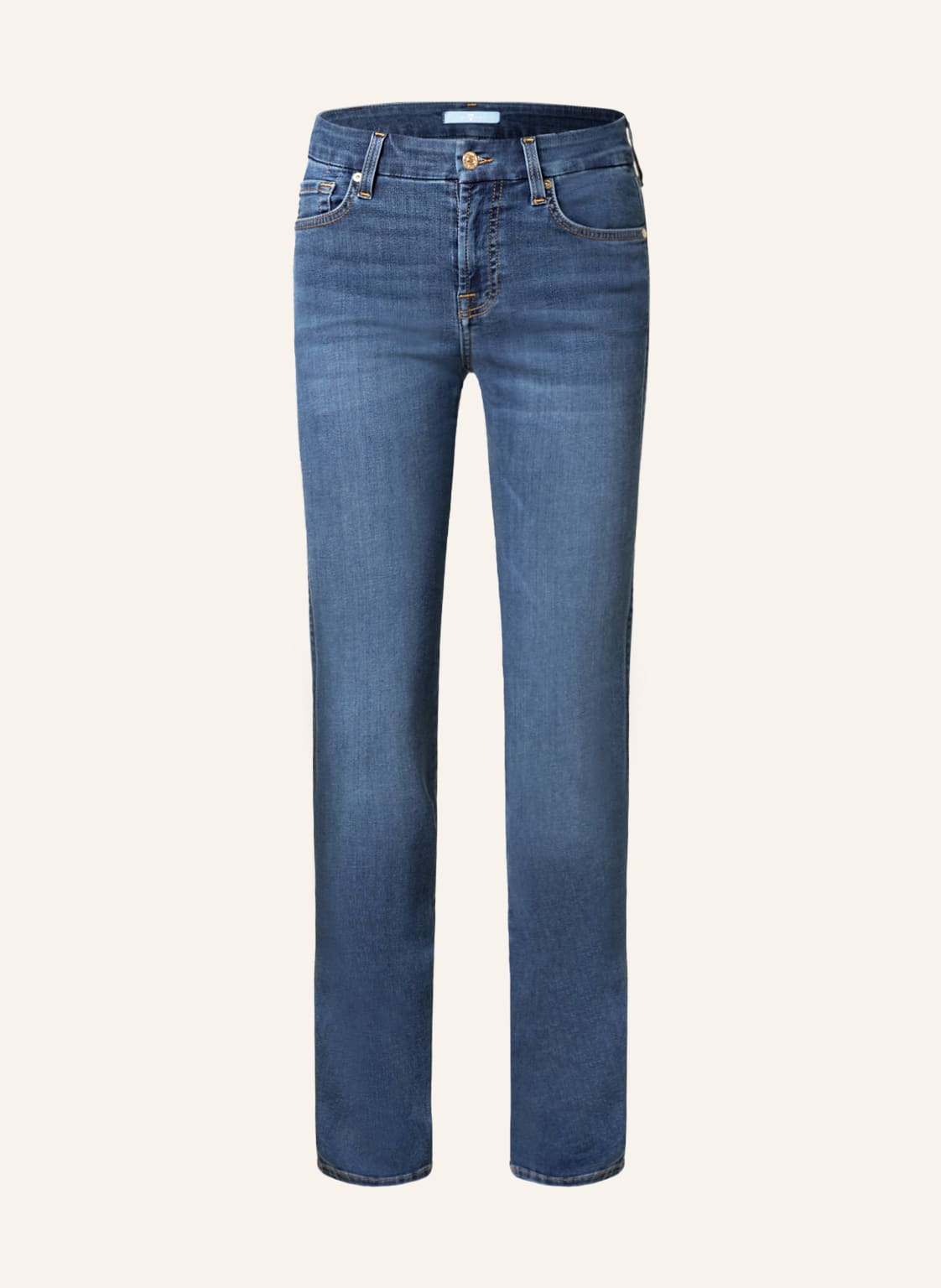 Image of 7 For All Mankind Straight Jeans Kimmie blau