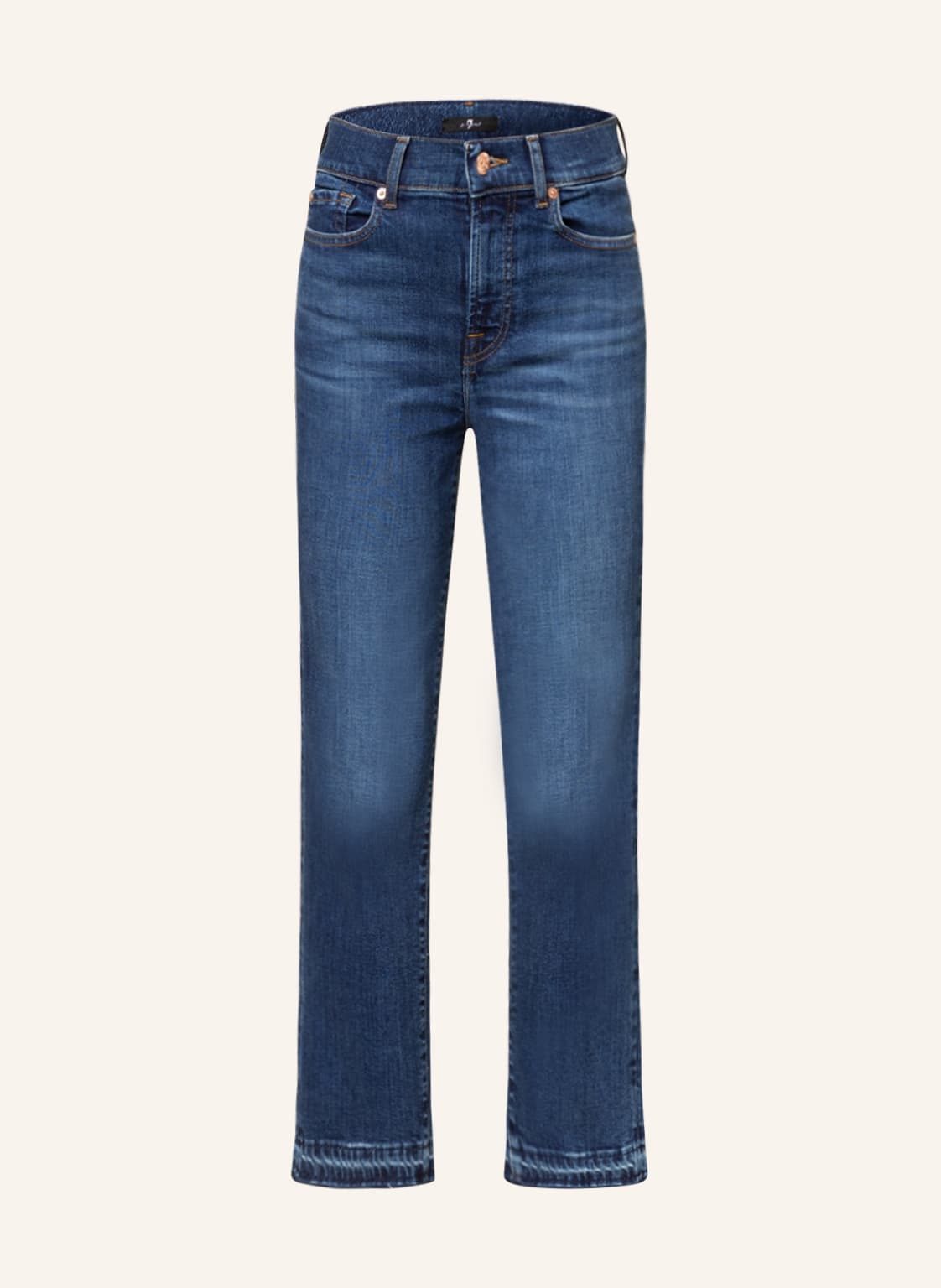 Image of 7 For All Mankind Straight Jeans Slim Illusion blau