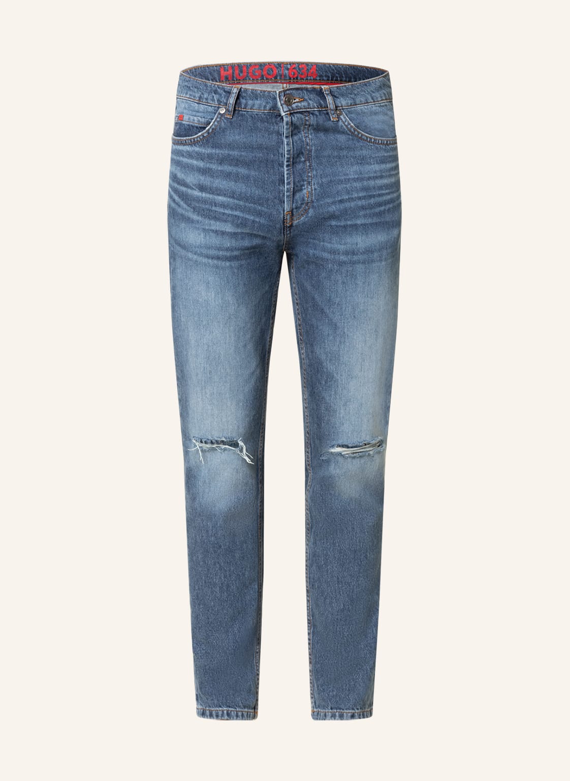 Image of Hugo Jeans Tapered Fit blau