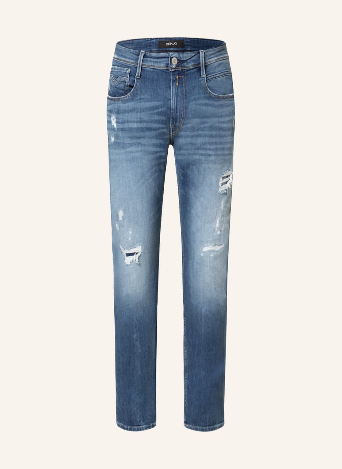Image of Replay Jeans Anbass Extra Slim Fit blau