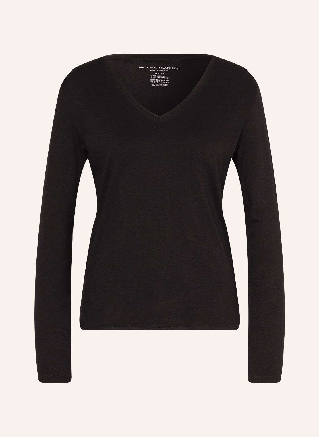 Image of Majestic Filatures Longsleeve schwarz