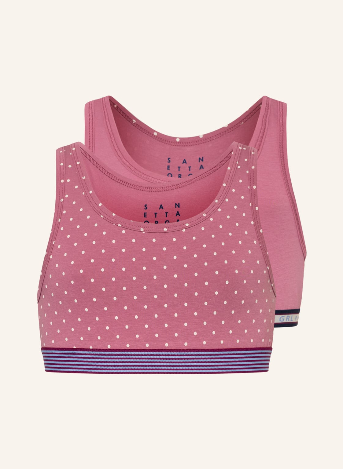 Image of Sanetta 2er-Pack Bustiers pink