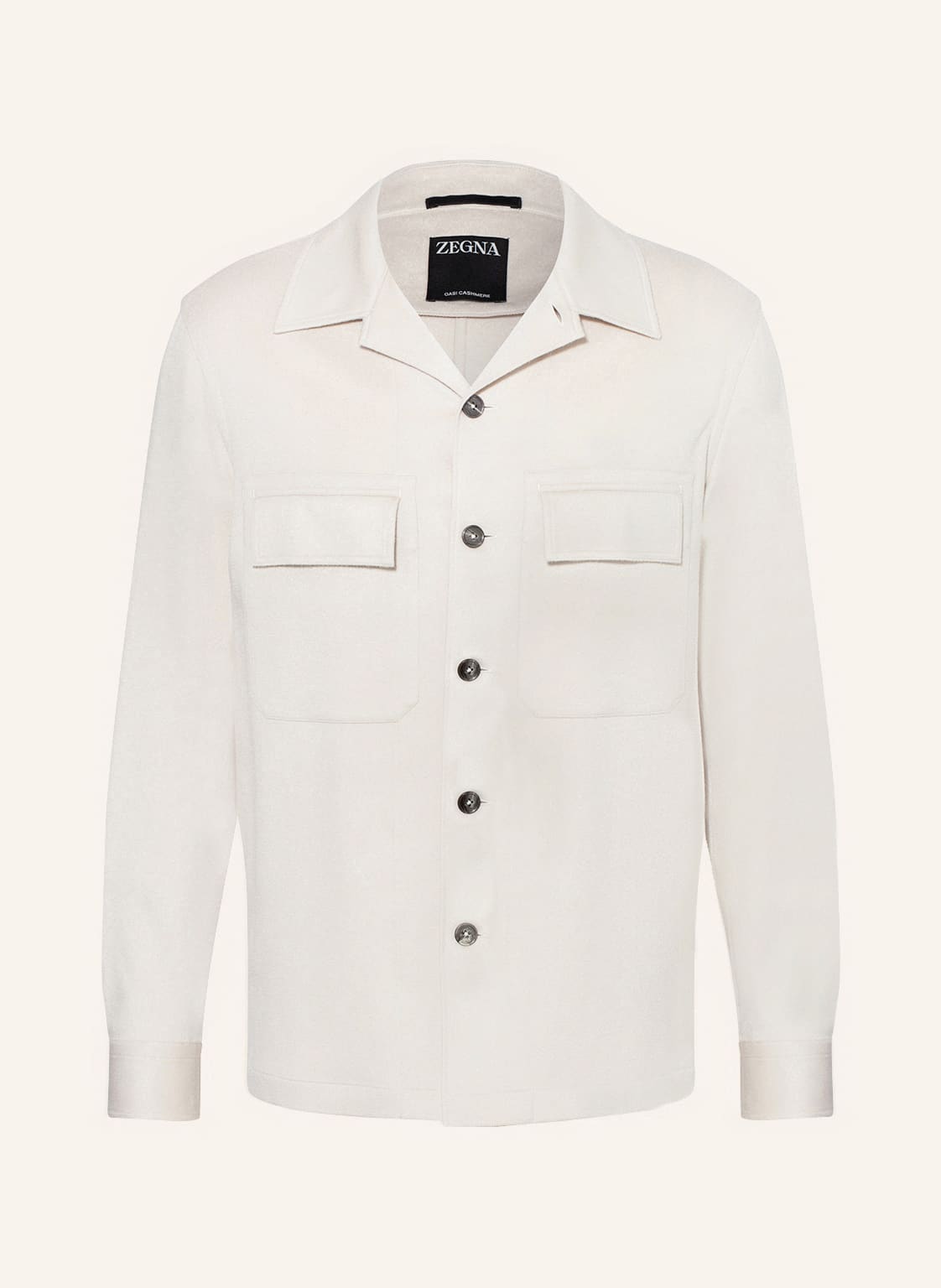 Image of Zegna Cashmere-Overshirt weiss