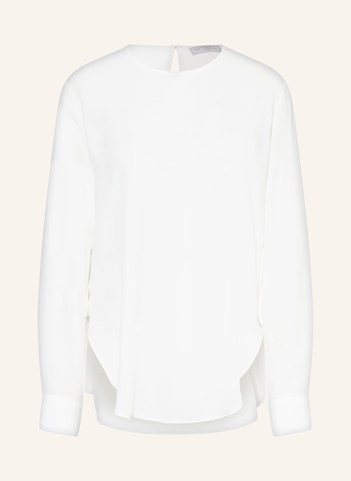 Image of Antonelli Firenze Blusenshirt Batida Mit Seide weiss
