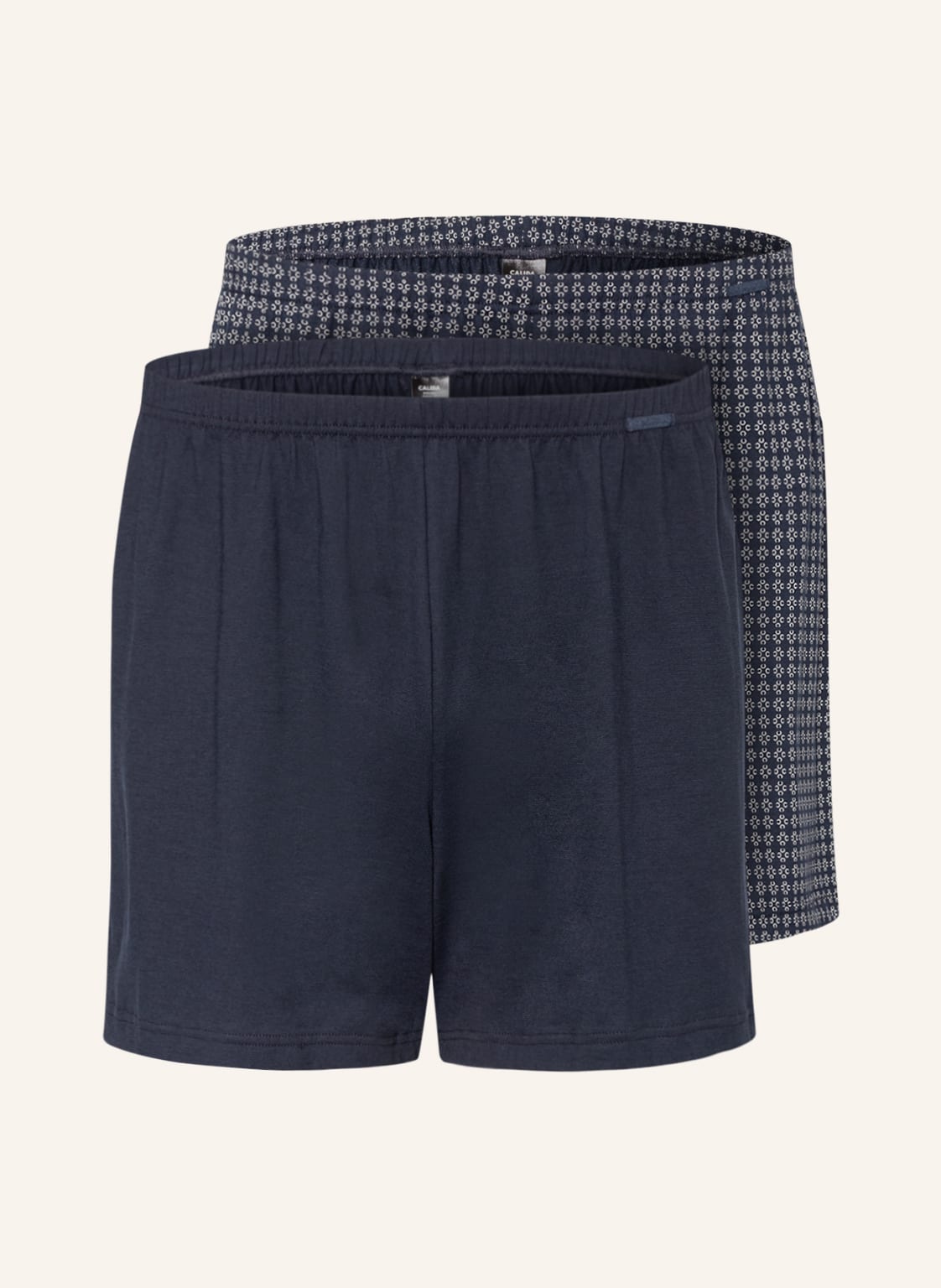 Image of Calida 2er-Pack Boxershorts Prints Benefit gruen