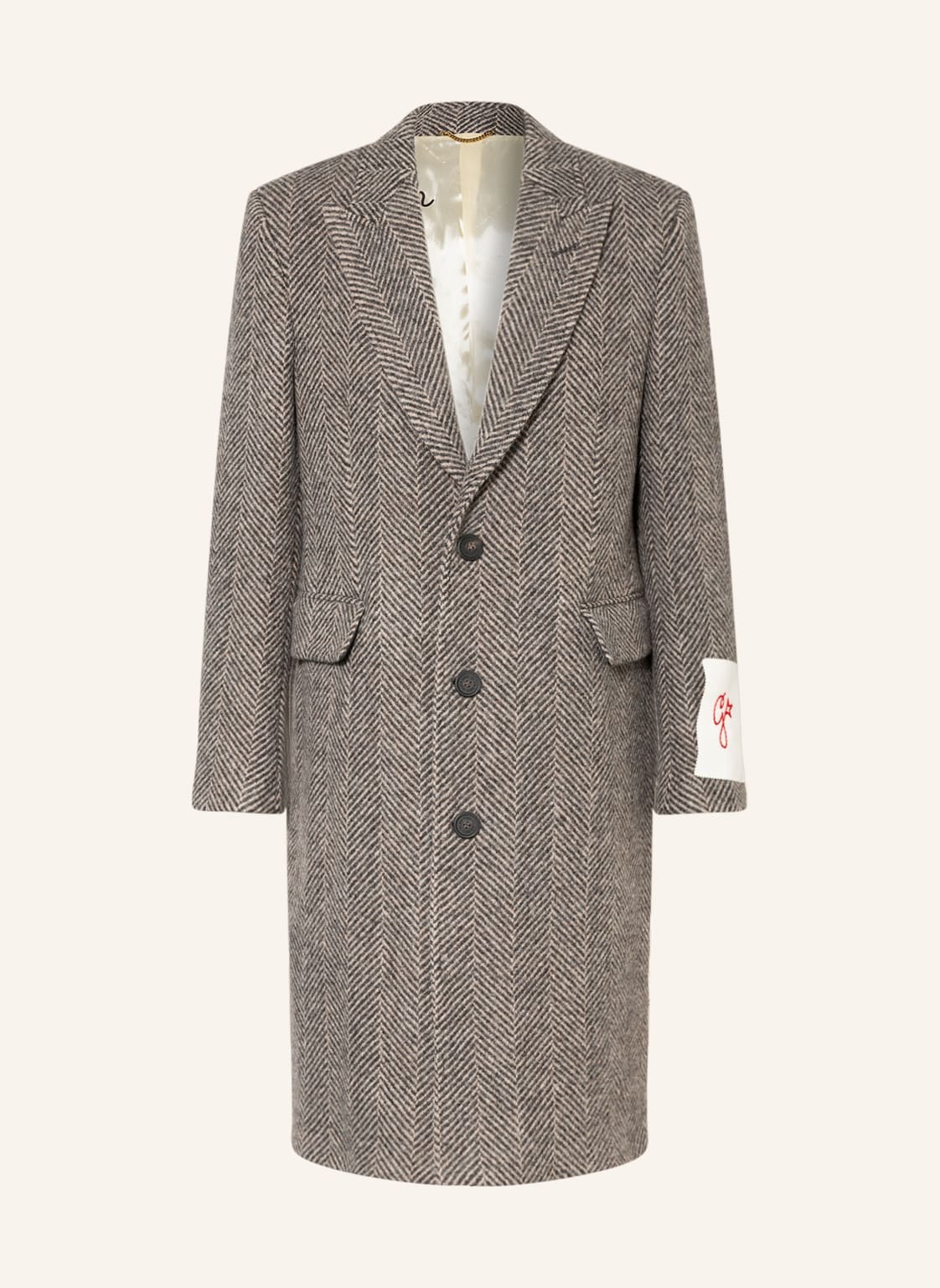 Image of Golden Goose Wollmantel beige