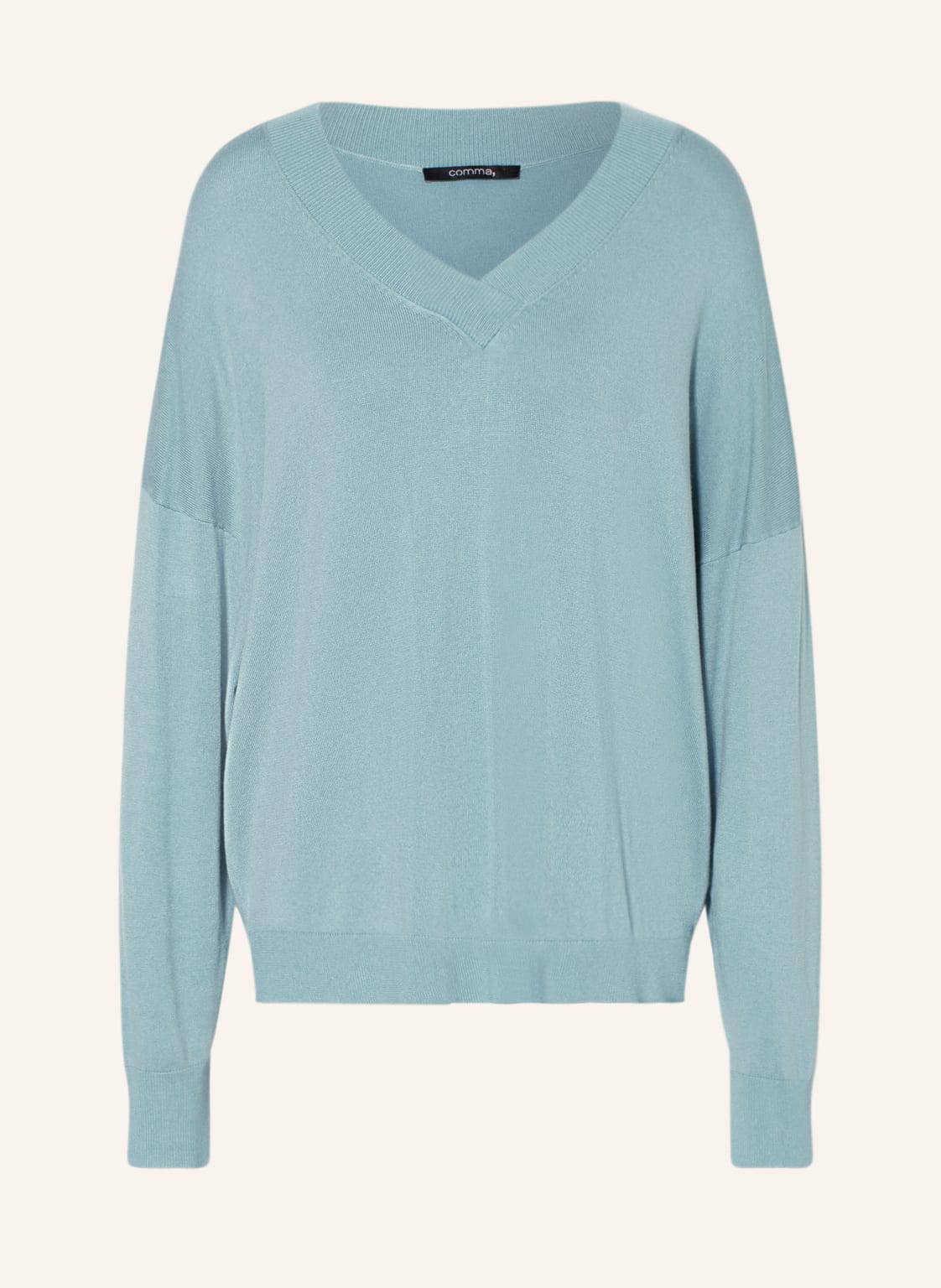 Image of Comma Pullover blau